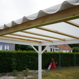 Installation de pergola en PVC Guipavas